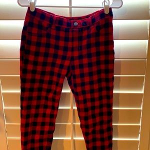 Buffalo plaid jeggings